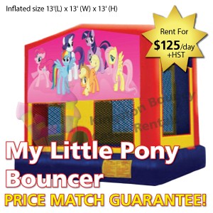 Kingston Bouncy Castle Rentals - Separate Castles 2014 - My Little Pony Bouncer No Slide